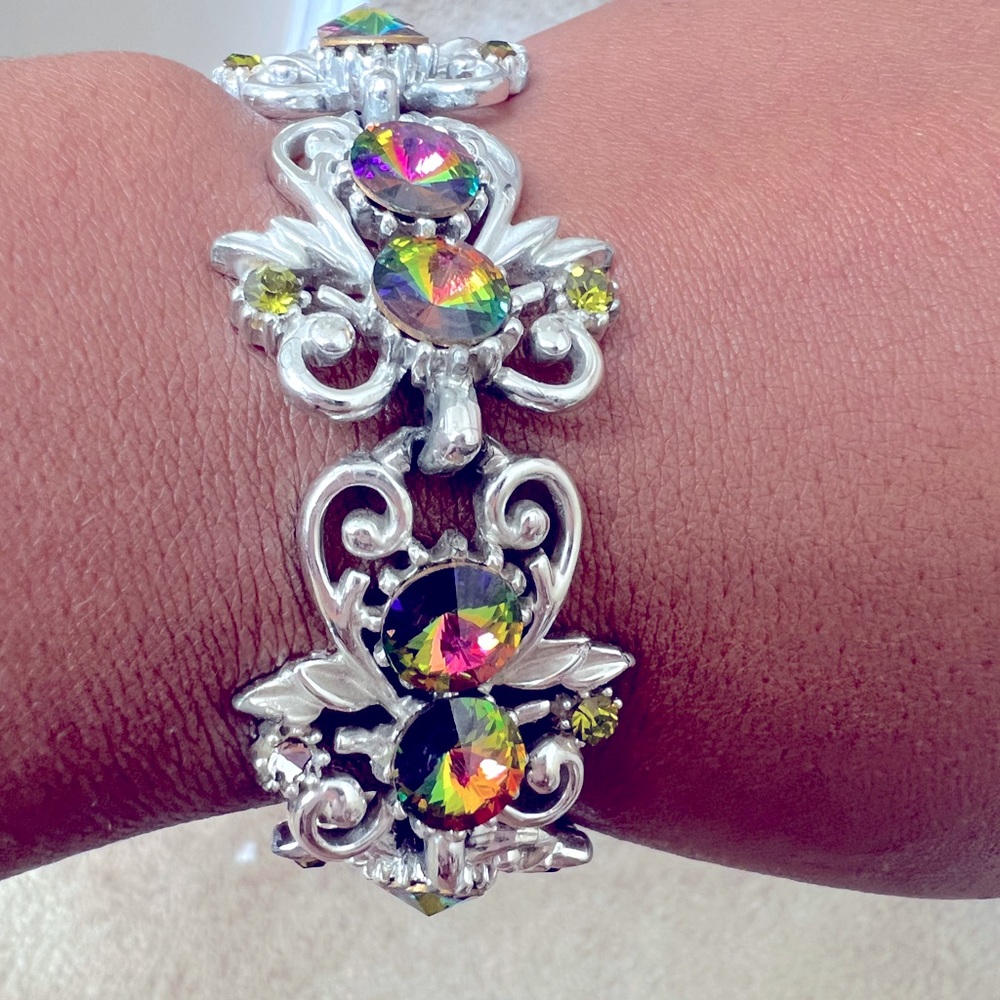Gorgeous Coro Bracelet Silver, Vintage, Rare, Highly Collectible, Signed Jewelry